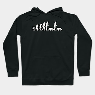 Hmoob Evolution - Pe Twice - WHITE Hoodie